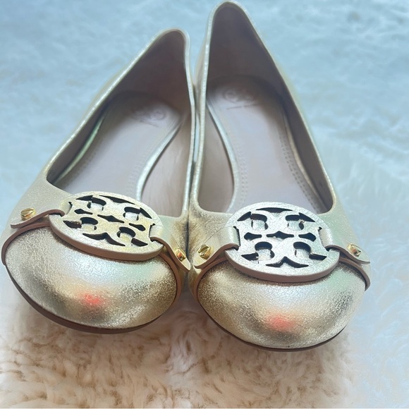 Tory Burch Mini Miller Wedge Gold 7 - Picture 6 of 13